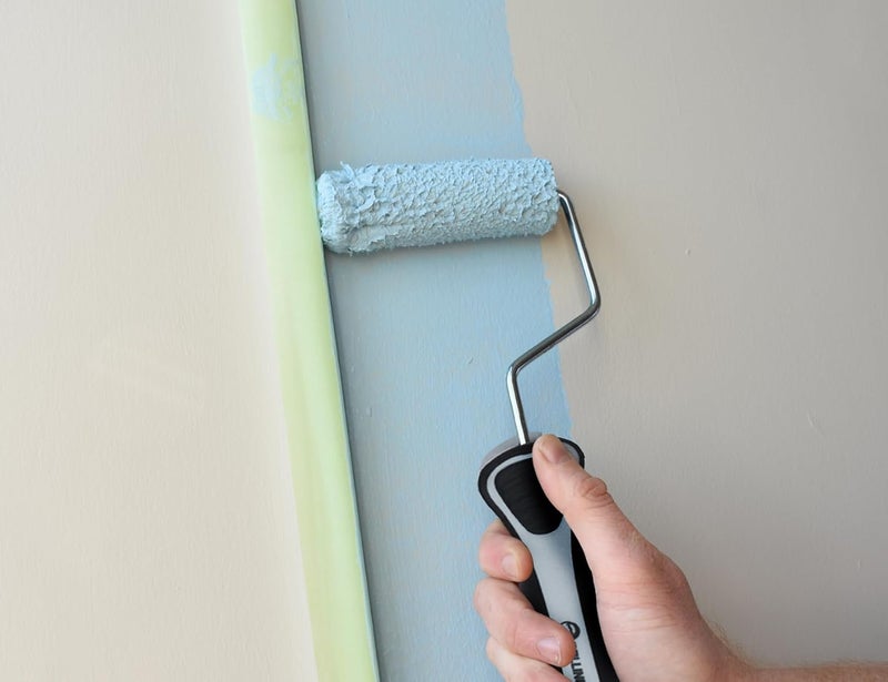 Rolling Dog 4 Inch Paint Roller - 4" Microfiber Jumbo Mini Paint Roller 3/8” Nap,Paint Tray with Disposable Liners - Image 2